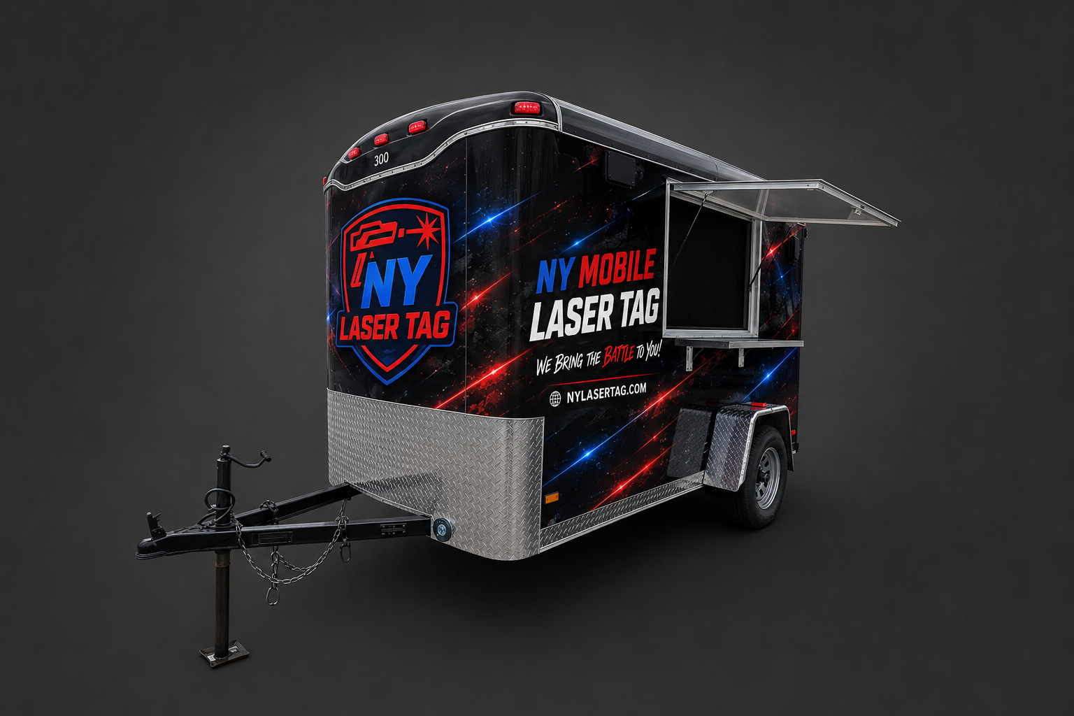NY Laser Tag Trailer